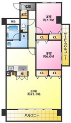 ニューガイア川崎NO,70の物件間取画像